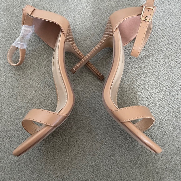 Nude Sandal Heels - Picture 4 of 7